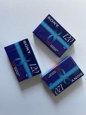 3 Pack Sony 8mm Video Cassette Tapes 120 Minute Video 8 MP Standard NEW -120MP