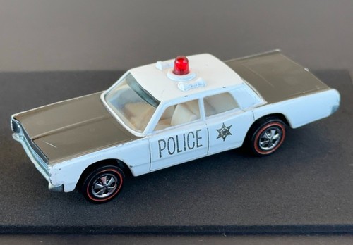 Vintage Hot Wheels Redline 1970 White Enamel Police Cruiser - Quality! No Res! - Picture 2 of 13