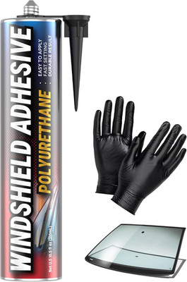 Urethane Windshield Adhesive - Quick Curing & Weather Resistant Auto Glass Adhes