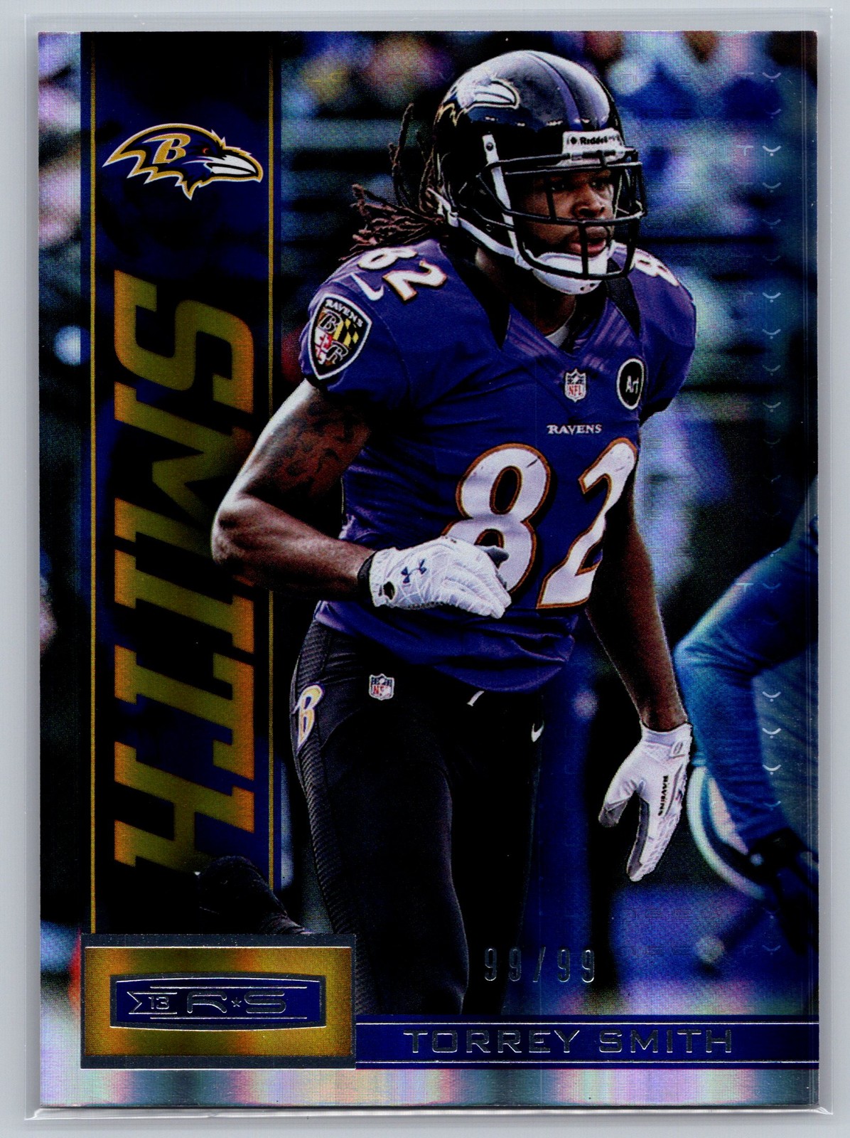 2013 Panini Rookies & Stars #9 Torrey Smith Longevity Holofoil #/99
