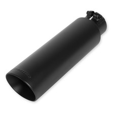 Flowmaster 15397b Exhaust Tip 3.5 X 7 Angle Cut Black Stainless Fits 2.5 Tube
