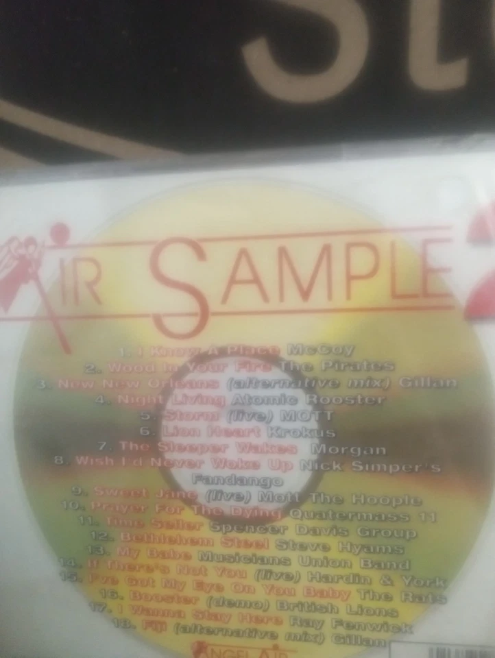 Air Sample 2 Angel Air Records SJPSIN502 UK CD Compilation 1999 Foto 3 de 4