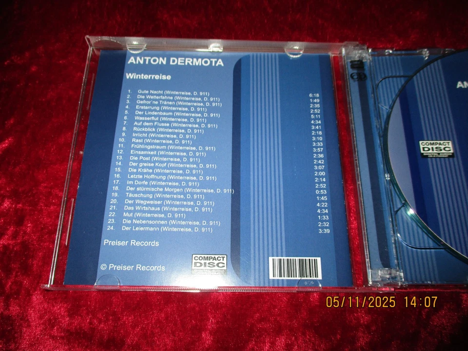 2-CD--F.SCHUBERT / Winterreise /-Staade Weisen-Folge 2-A.u.H.Dermota--!- - Bild 2 von 4