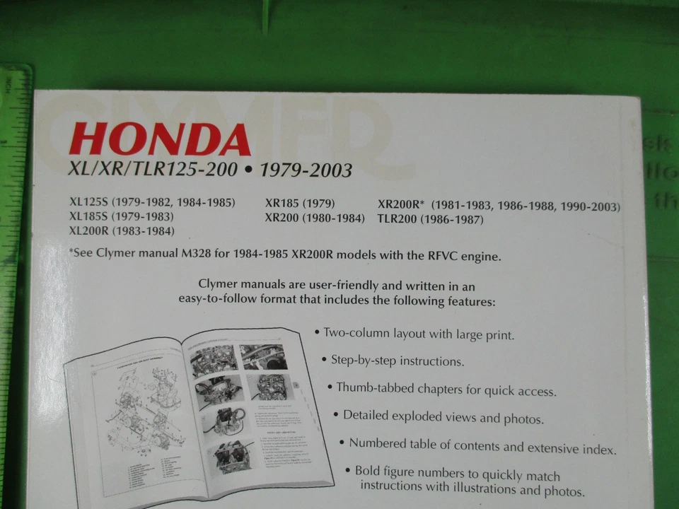 Clymer Negozio Riparazione Manuale M318-4 Honda - Immagine 3 di 4