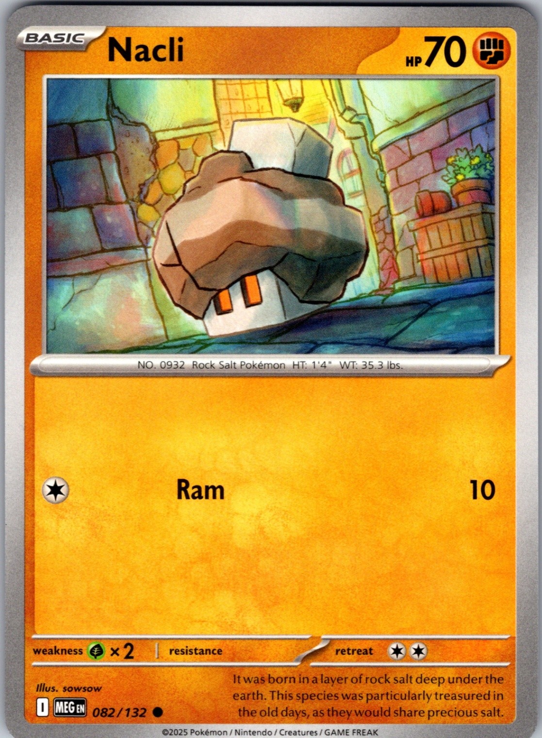 Nacli 082/132 Common Regular ME01: Mega Evolution NM