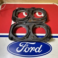 2x CAPRI MK3 HEADLAMP HEADLIGHT MOUNTING PLATES MOUNTS + ADJUSTERS HELLA