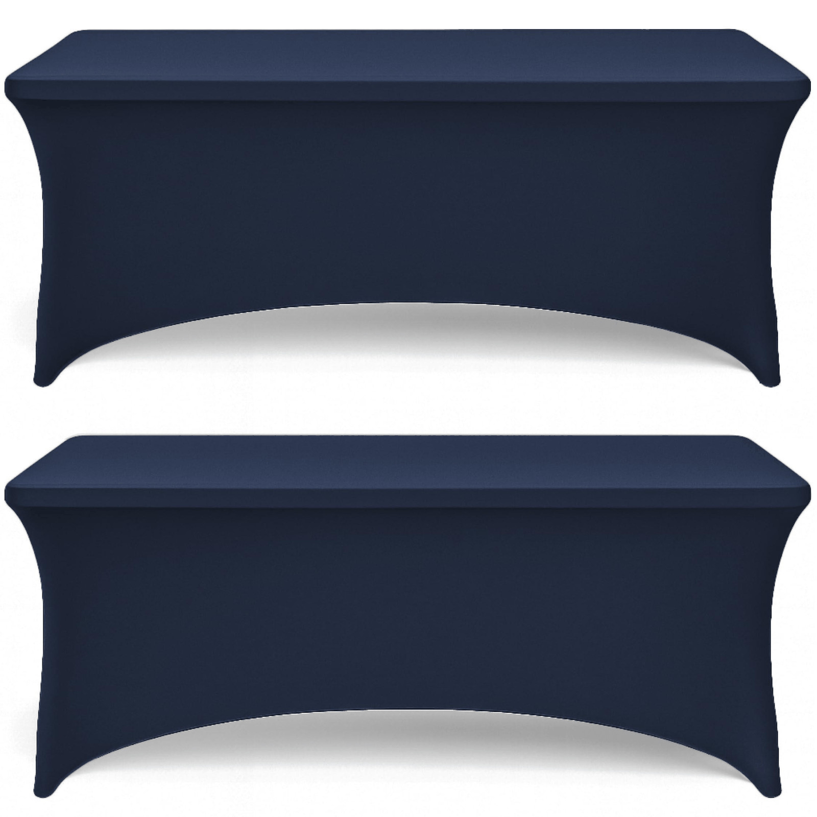S 6ft 2 Pack Elegant Durable Stretchy 6ft Table Cover