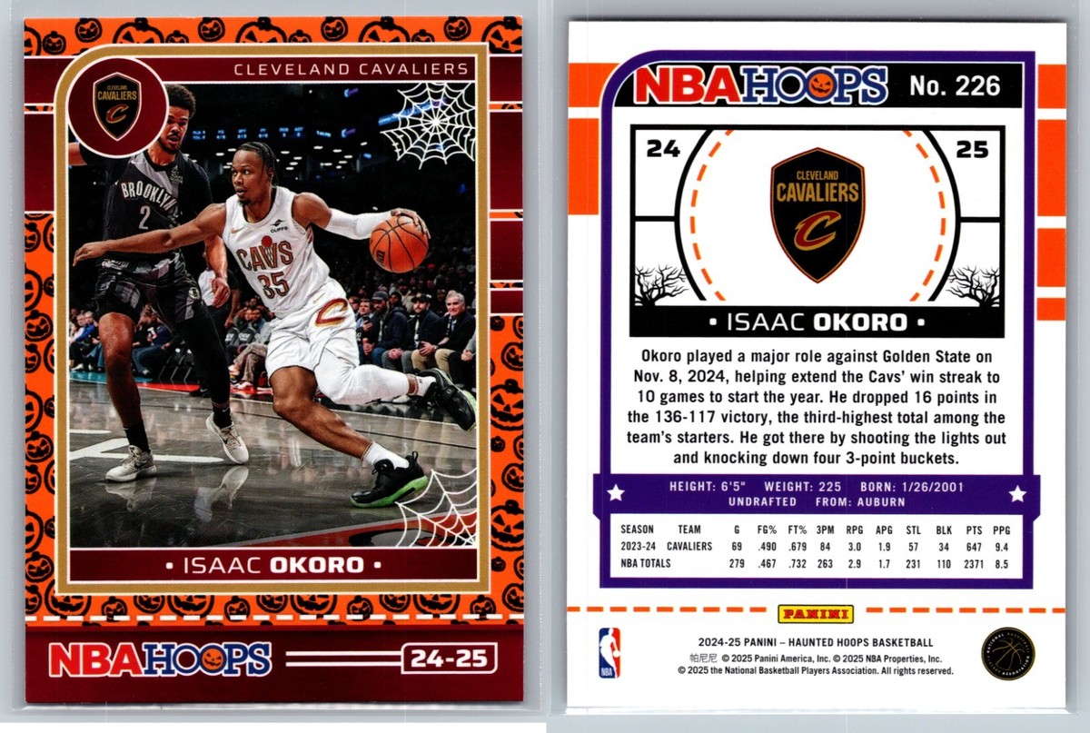 2024-25 Panini NBA Haunted Hoops ORANGE PUMPKIN Parallels #201-300