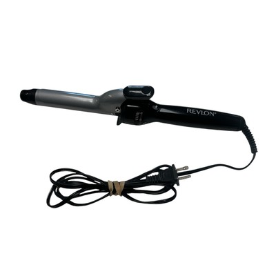 Revlon Perfect Heat Hair Curling Iron 1'' 3X Ceramic Barrel RV051 Good Condition
