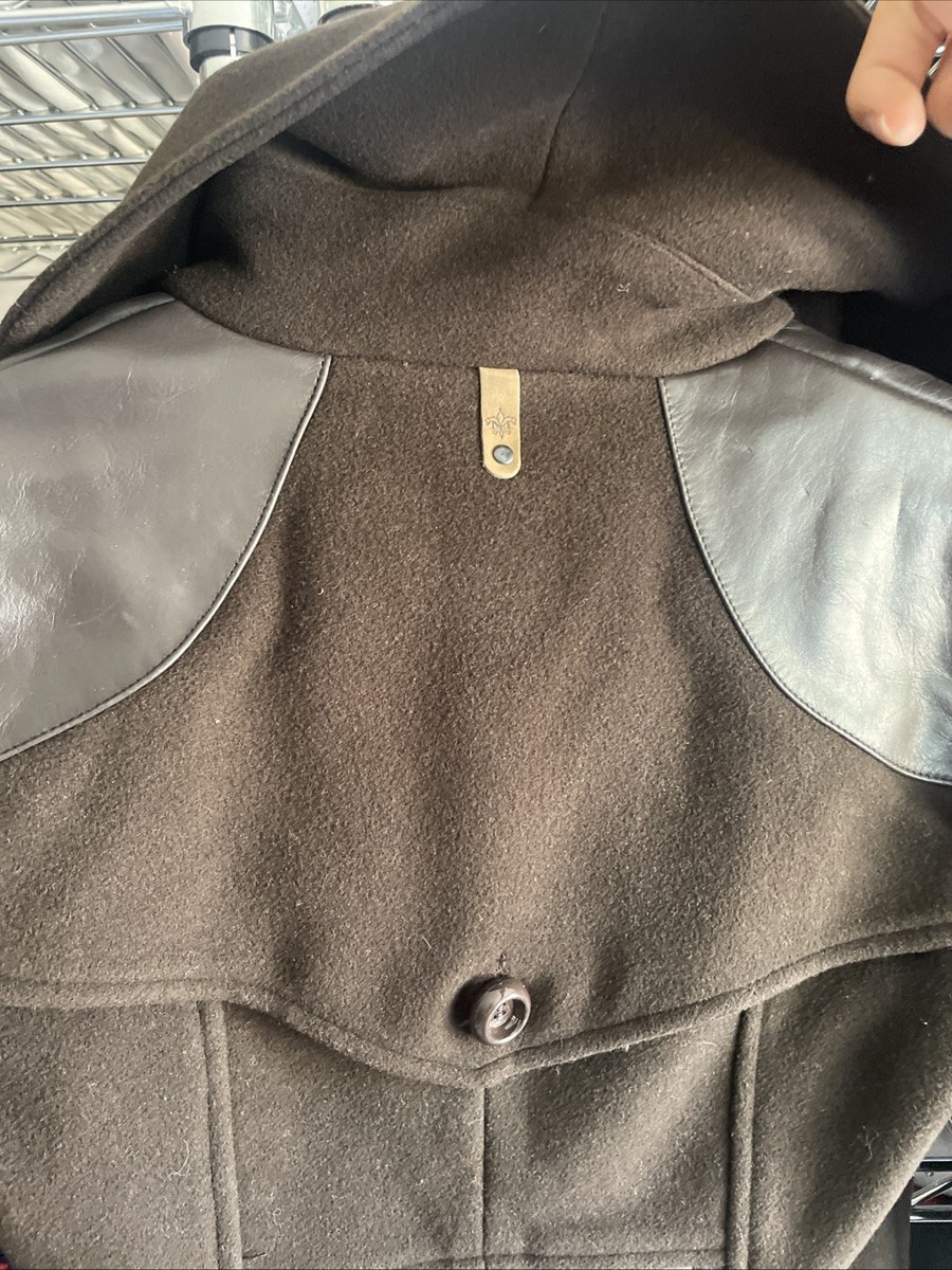RARE Canada Beautiful Mackage Chocolate Brown Womens XXS Coat Chic View 3