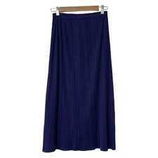 PLEATS PLEASE - Navy Women's Skirt