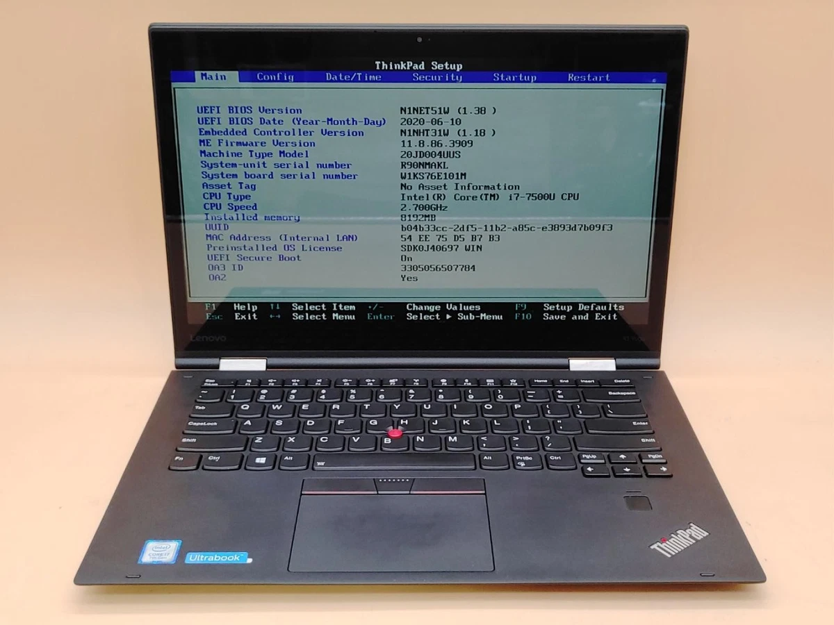 Lenovo ThinkPad X1 Yoga 2.50-2.99GHz PC Laptops & Netbooks for