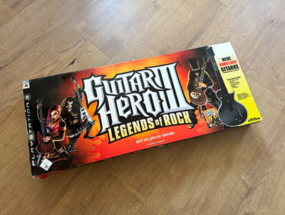 Guitar Hero III Legends of Rock PS3 inkl. Gibson Les Paul Gitarre, vollständig!