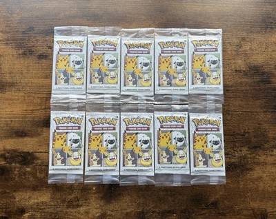 Pokémon General Mills Booster TCG 25th Anniversary Cereal Promo Neu Sealed x10
