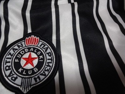 Partizan Belgrade 1998-00 L Home Football Shirt Jersey Vintage