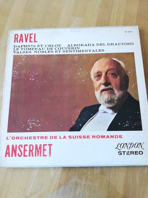 Ansermet Stravinsky Daphnis et Chloe London BB CS 6210 NM lp
