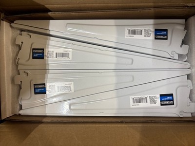 Set of 48 - Everbilt Heavy Duty Support Bracket Metal White 12'' 1005 872 571