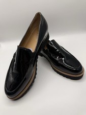 Franco Sarto NEW Black Patent Leather Loafers - Size 8.5 Women