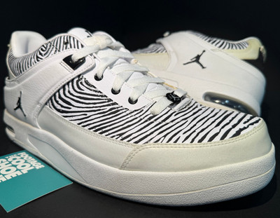 NIKE AIR JORDAN CLASSIC '87 LOW II 2 RETRO WHITE BLACK ZEBRA 317771-103 10 8.5
