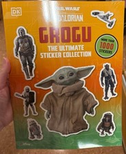 Grogu The Mandalorian Sticker Book 1000 Stickers English 72 Pages NWT