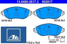 Ate 13.0460-2617.2 Bremsbelagsatz für Scheibenbremse Bremsbelagsatz 