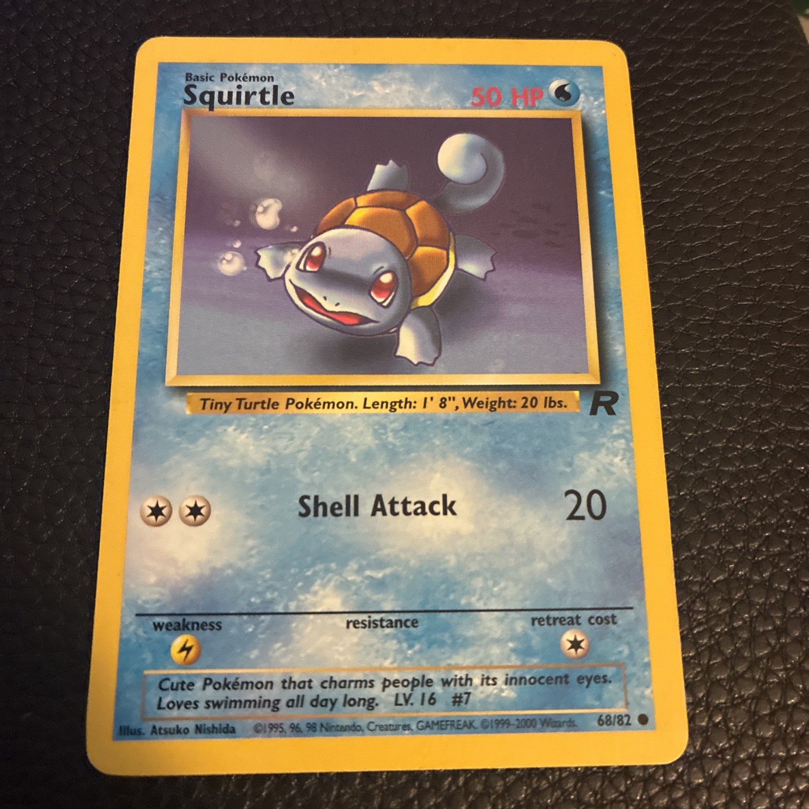 Squirtle 68/82 Team Rocket Regular LP-