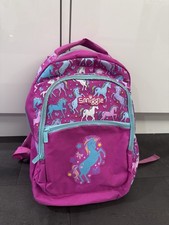 Girls Smiggle Large Unicorn Back Pack Pink backpack school bag