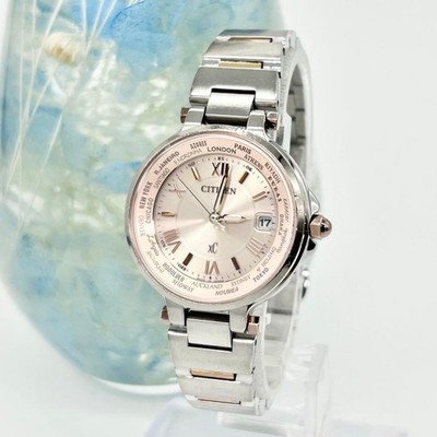 CITIZEN XC H240-T018238 Radio-Controlled Solar Used Watch