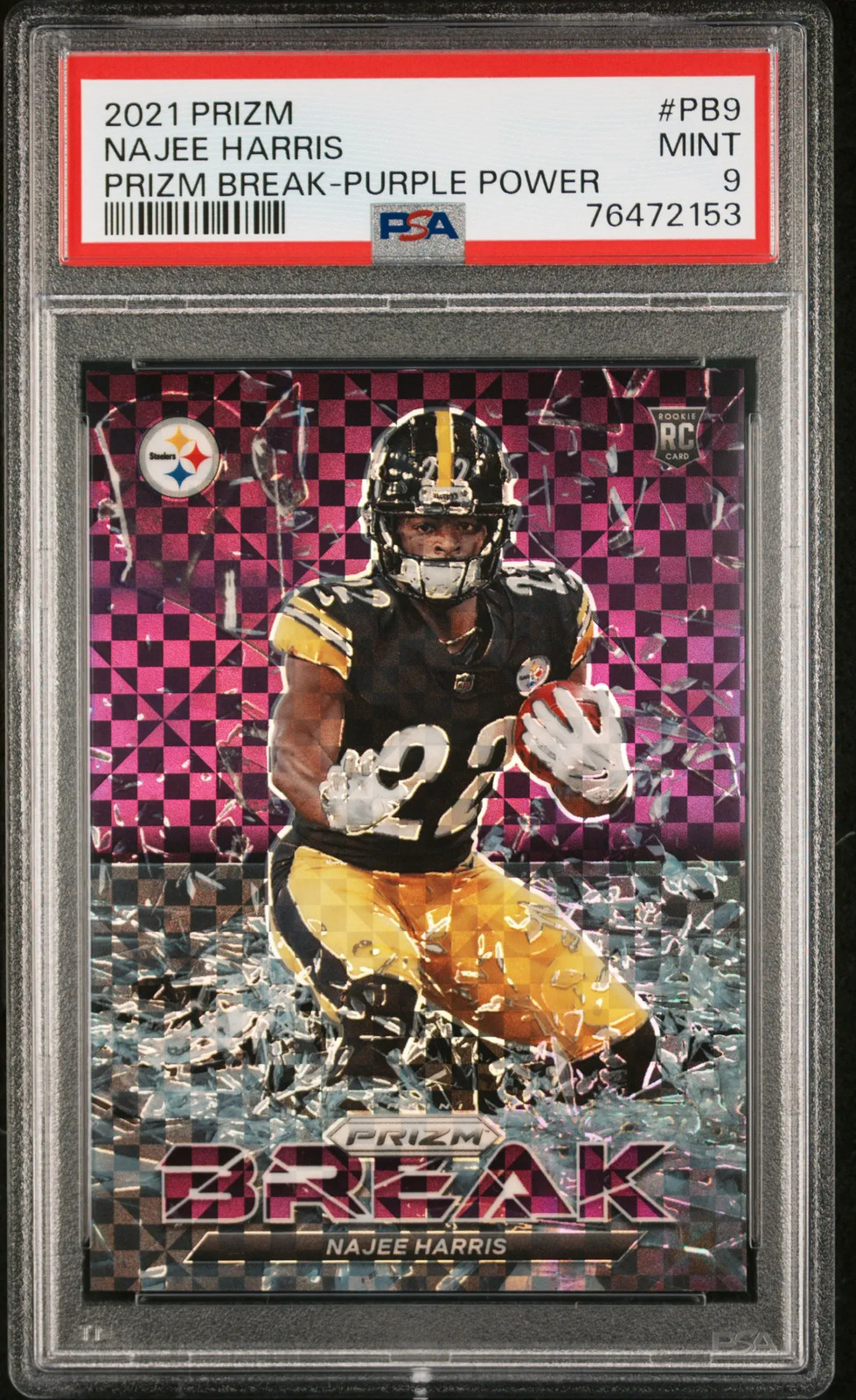 Najee Harris Panini Prizm Prizm Break #PB9 Purple Power