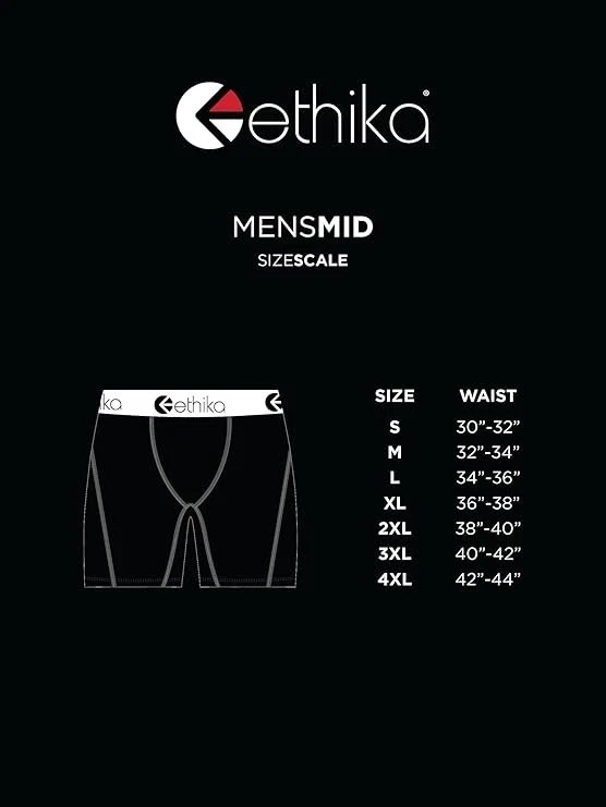 Ethika Mid 平角内裤 | 野猫 | 小号 | 粉红色、黄色和绿色 — 第 3/3 张图片