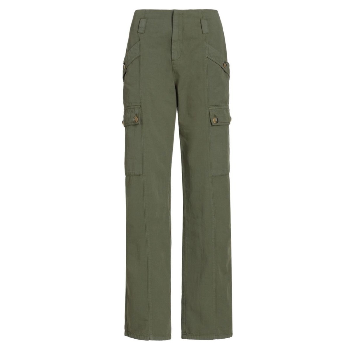 Ba&sh Dada Cargo Pants in Kaki Green Size 4 View 4