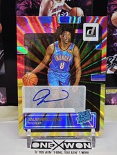 2022-23 Donruss NBA JALEN WILLIAMS Rated Rookie Red/Gold Holo Laser Autograph