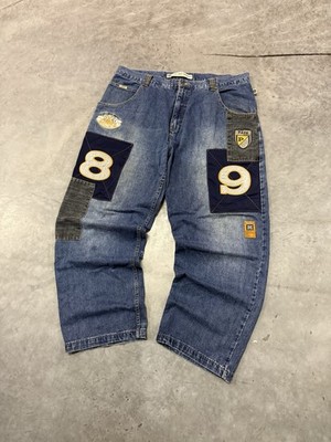 Vintage 90s NYC Skater Hip Hop Baggy Y2K Paco Jeans Southpole Grunge Emo Style