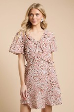 Dorothy Perkins Orange Mini Dress Womens Occasion Dresses