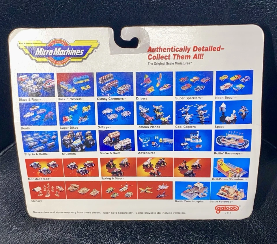 Micro Machines 1991 Galoob Monster Tredz Collection #3 Wild Power Drivin HTF OOP - Image 2 of 4