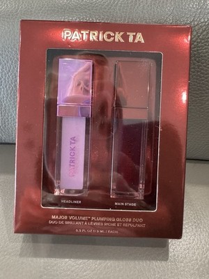 NEW LUXURY Patrick Ta Set Major Volume Plumping Gloss Duo!