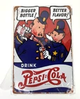 Drink Pepsi Cola Tin Sign Metal Pepsi & Pete Retro Vintage Decor 8 x 12 NEW