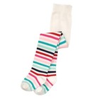 NWT Gymboree Striped Pointelle Baby Girls Tights Arctic Pals Hello Yellow — photo 3