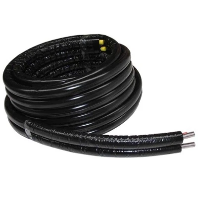 NMC DEUTSCHLAND GMBH DN25 Solarleitung Edelstahl 14mm Isolierung Twin Duo Rohr flexibel Doppelleitung