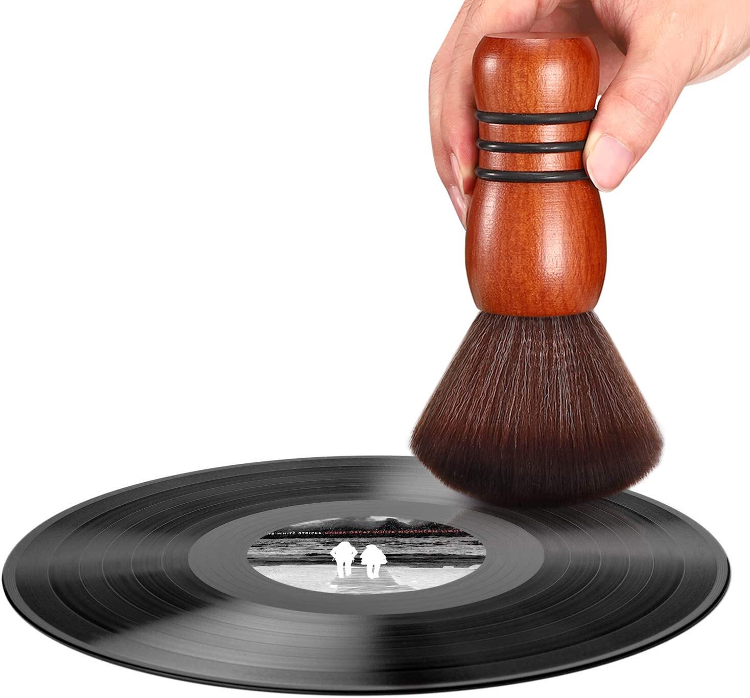 Anti-Static Vinyl Record Cleaning Brush for Dust-Free Albums  -image