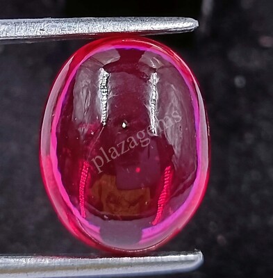 20 Ct Oval Cut Natural Cabochan Ruby EGL Certified Burma Loose Gemstone 5ARC