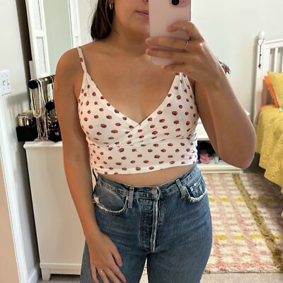 polka crop top