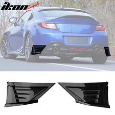 Fit 22-26 Toyota GR86/Subaru BRZ JDM 2PC Rear Bumper Apron PP Carbon Fiber Print
