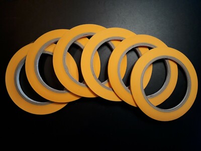 Konturen- Zierlinienband, FineLine Tape, Linierband, Washi Tape Orange