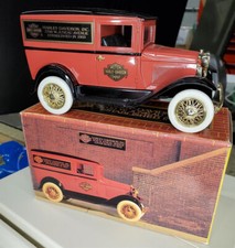 Harley Davidson Diecast 1931 Ford A Panel Delivery Coin Bank Limited Edition