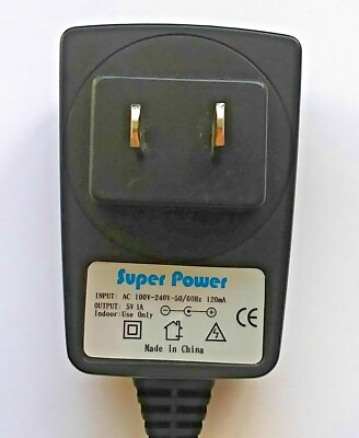 Super Power AC Adapter Power Supply Charger 5 Volt 1A Mini USB Type Plug