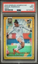 Raquel Rodriguez 2023 Donruss Women’s World Cup Gold Foil RC 8/10 PSA 9