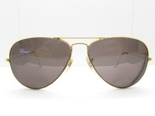 VINTAGE B L RAY-BAN TEARDROP AVIATOR EYEGLASSES FRAMES gold lomb 58-14-135 99120