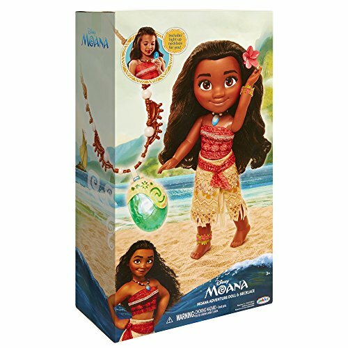 moana adventure doll and necklace