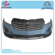 Fits 2022 2023 Chevy Equinox LT Front Bumper Assembly with Grille Fog Lights Set